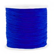 Macramé bead cord 0.8mm Cobalt blue